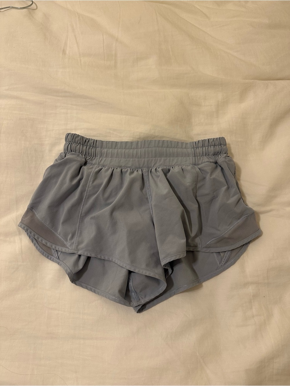 Grey lululemon hotty hot shorts